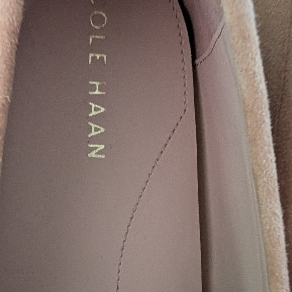 Cole Haan Tan Suede Loafers Sz 9 - Picture 2 of 10